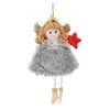 Елочная игрушка Chomik Фея хутро 8х16 см, сіра (5900779900554_2) изображение 2