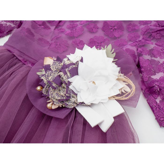 Плаття дитяче Tivido святкове (1956-128G-violet) зображення 2