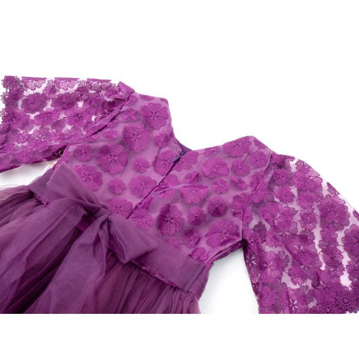 Плаття дитяче Tivido святкове (1956-128G-violet) зображення 4