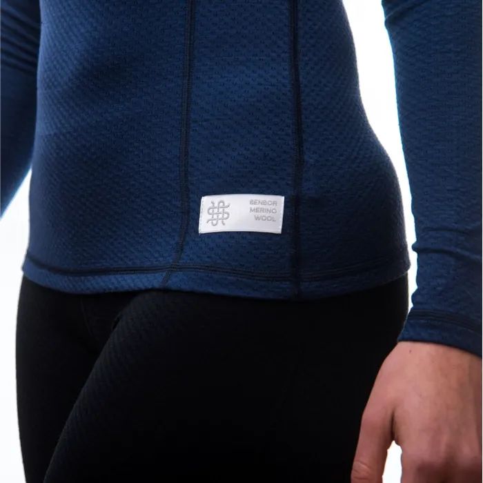 Термокофта Sensor Merino DF LS 19200033, SW11M-deep-blue-M (SW11M-deep-blue-M) изображение 5