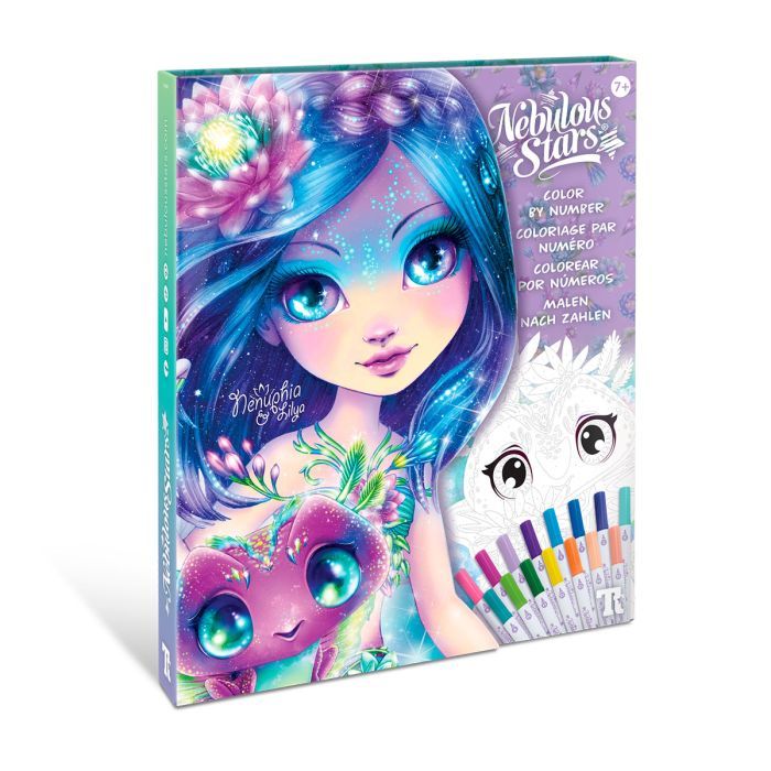 Набор для творчества Nebulous Stars Розмальовка по номерах Чарівні світи зірок (11381)