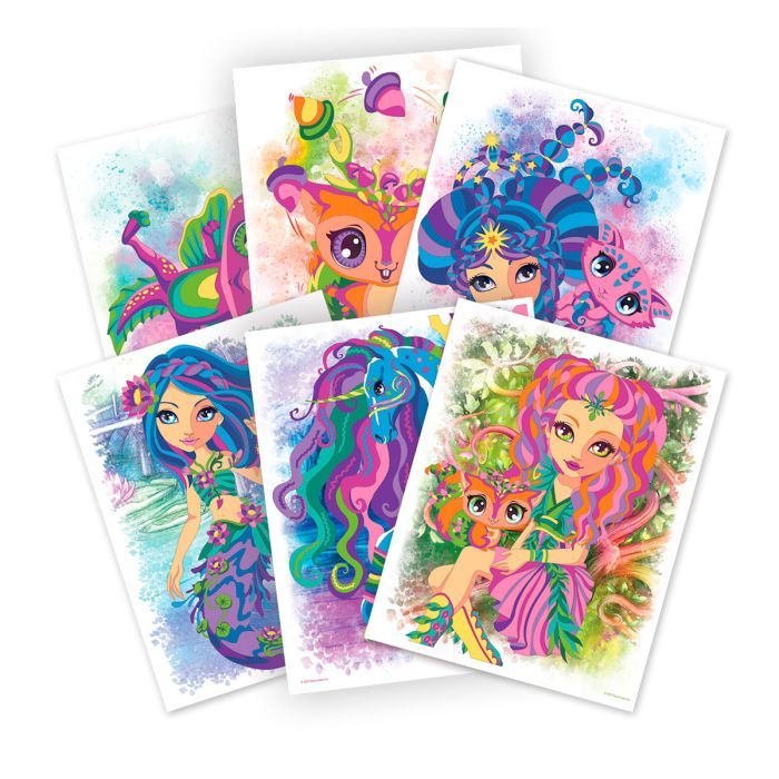 Набор для творчества Nebulous Stars Розмальовка по номерах Чарівні світи зірок (11381) изображение 5