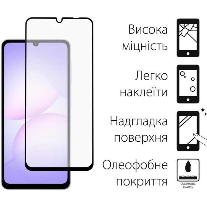 Чехол для мобильного телефона Dengos Samsung Galaxy A07 TPU+glass Transparent (DG-KM-170) изображение 3