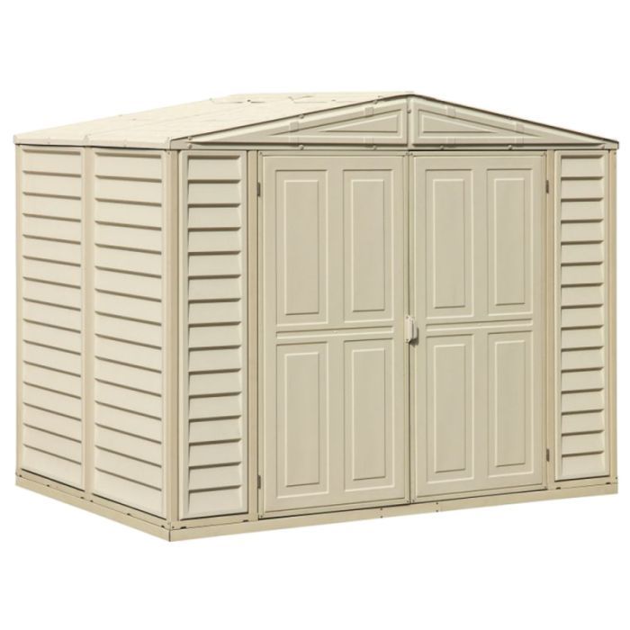Садовий будиночок Duramax DuraMate пластиковий, 240х163х186 см, слонова кістка (20024)