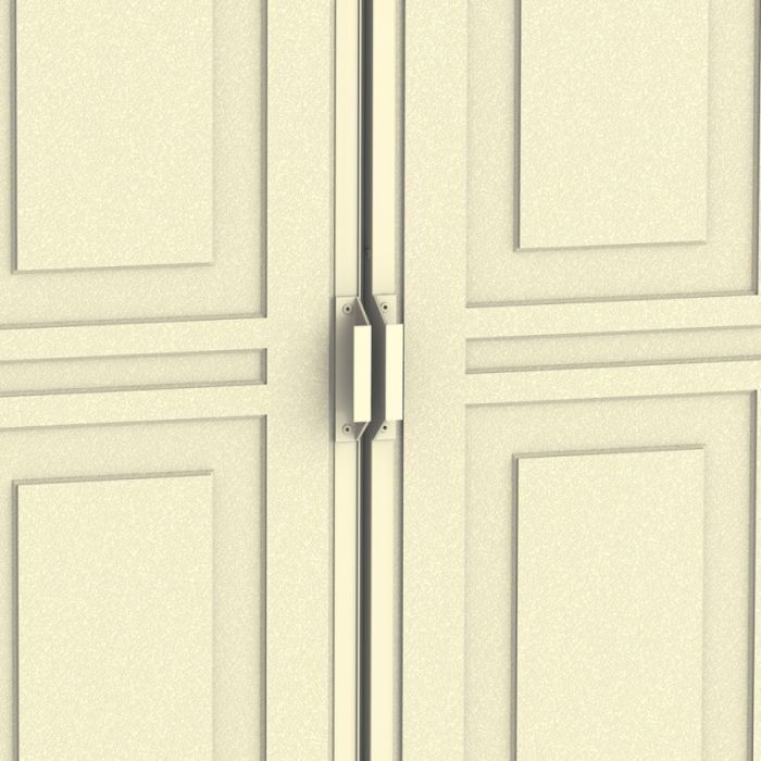 Садовий будиночок Duramax DuraMate пластиковий, 240х163х186 см, слонова кістка (20024) зображення 6