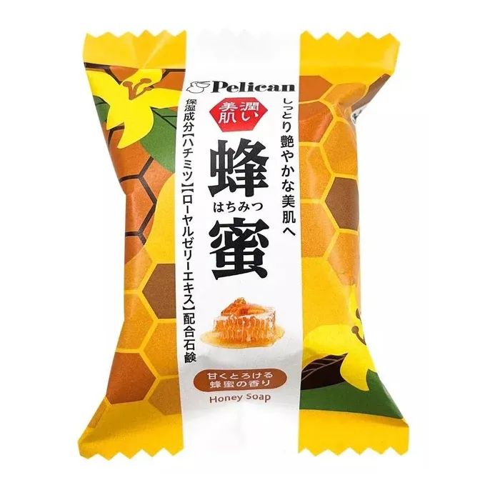 Твердое мыло Pelican Honey Soap 80 г (4976631479439)