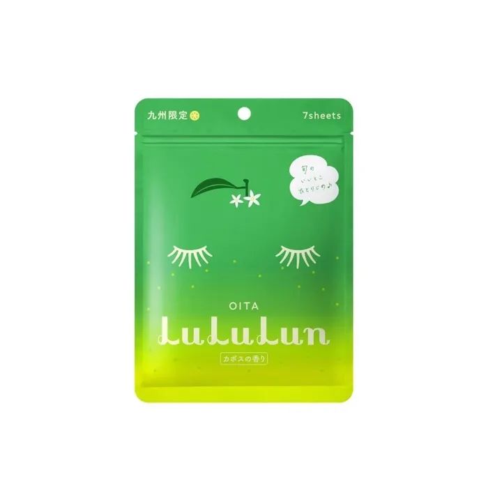 Маска для лица Lululun Premium Face Mask Кабоса из Оита 7 шт (4582305065954) изображение 2
