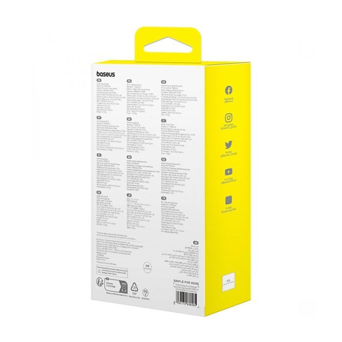 Батарея універсальна Baseus Qpow2 20000mAh 22.5W PD, QC/3.0 Blue (P10055002313-00) зображення 7