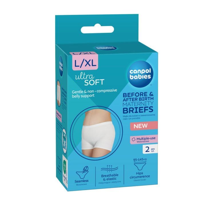 Послеродовые трусы Canpol babies 2 шт. S/M (16/000) изображение 2
