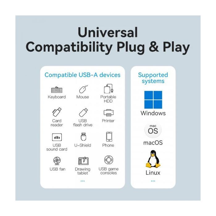 Концентратор VENTION USB 3.0 to 4xUSB 3.0 black (CHLBB-SCB) зображення 4