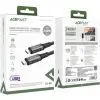 Дата кабель USB-C to USB-C 1.0m USB 4.0 240W audio/video black-grey Acefast (6974316282631) изображение 3