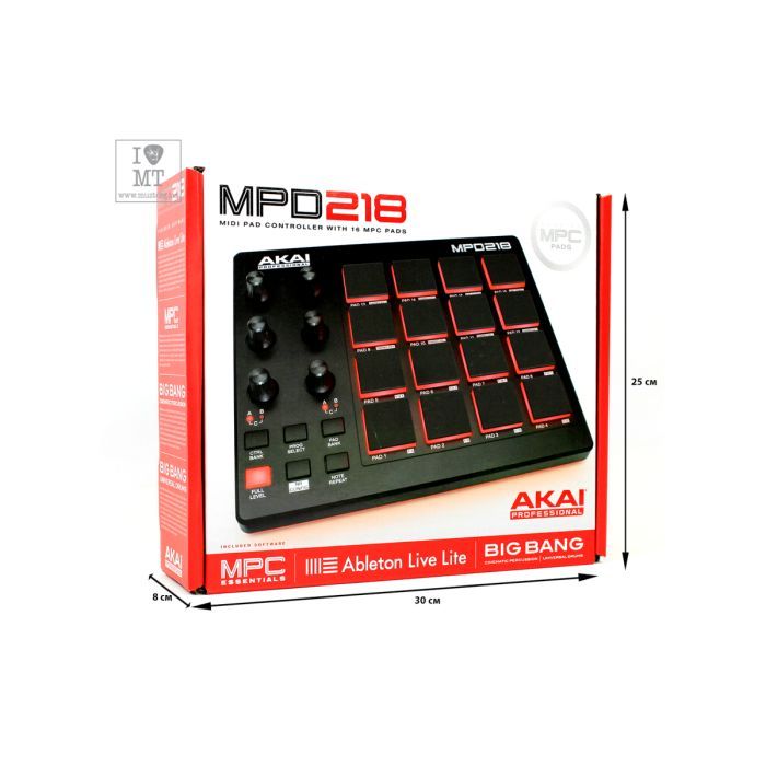 MIDI контролер Akai MPD218 (222091) зображення 9