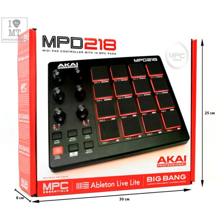 MIDI контролер Akai MPD218 (222091) зображення 9