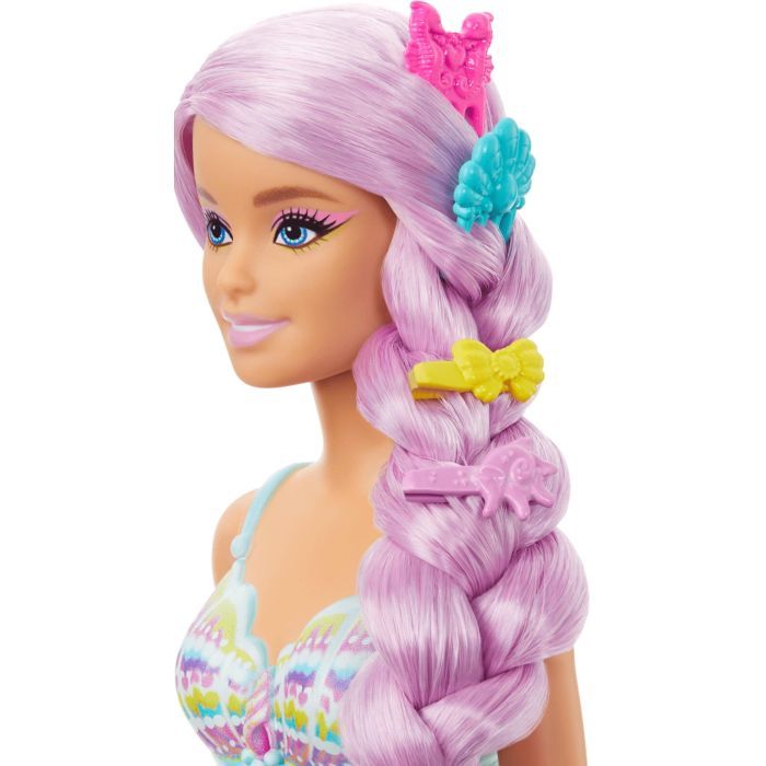 Кукла Barbie Русалочка Волшебные прически серии Фантастический мир (HRR00) изображение 4