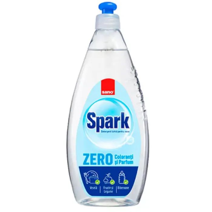 Засіб для ручного миття посуду Sano Spark Без аромату 500 мл (7290102993185)