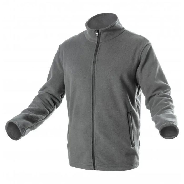 Кофта робоча Hoegert PASADER HT5K382-S 100% поліестер темно-сіра, S (48) (HT5K382-S)