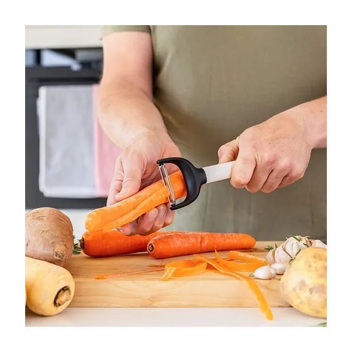 Овочечистка KitchenAid Classic горизонтальна 18 см білий (KHA145OHPNG) зображення 4