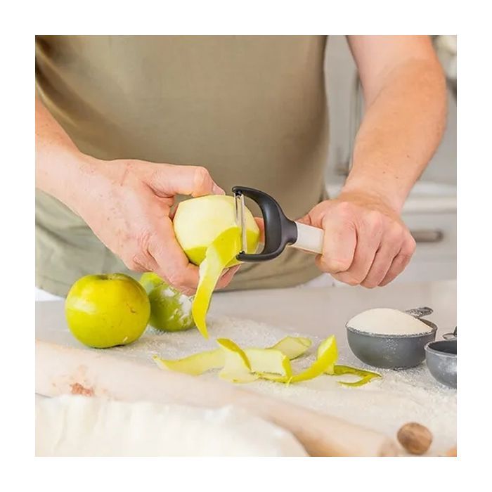 Овочечистка KitchenAid Classic горизонтальна 18 см білий (KHA145OHPNG) зображення 5