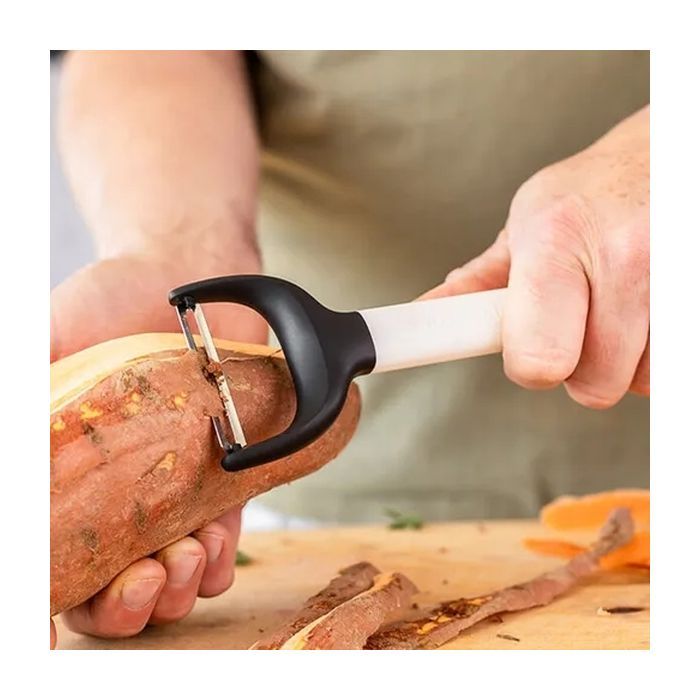 Овочечистка KitchenAid Classic горизонтальна 18 см білий (KHA145OHPNG) зображення 6