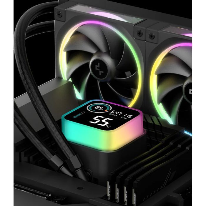 Система жидкостного охлаждения Deepcool LQ360 Ultra ARGB Black (R-LQ360-BKASMC-G-1) изображение 12