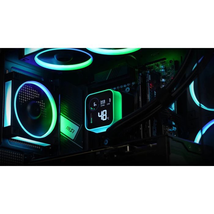 Система жидкостного охлаждения Deepcool LQ360 Ultra ARGB Black (R-LQ360-BKASMC-G-1) изображение 13