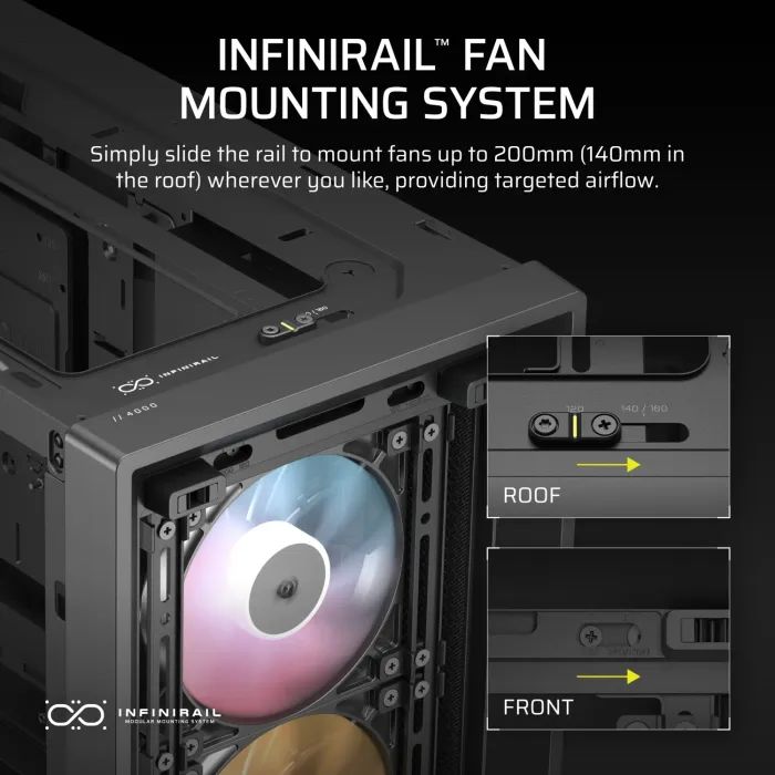 Корпус для ПК Corsair FRAME 4000D RS ARGB (CC-9011296-WW) изображение 4