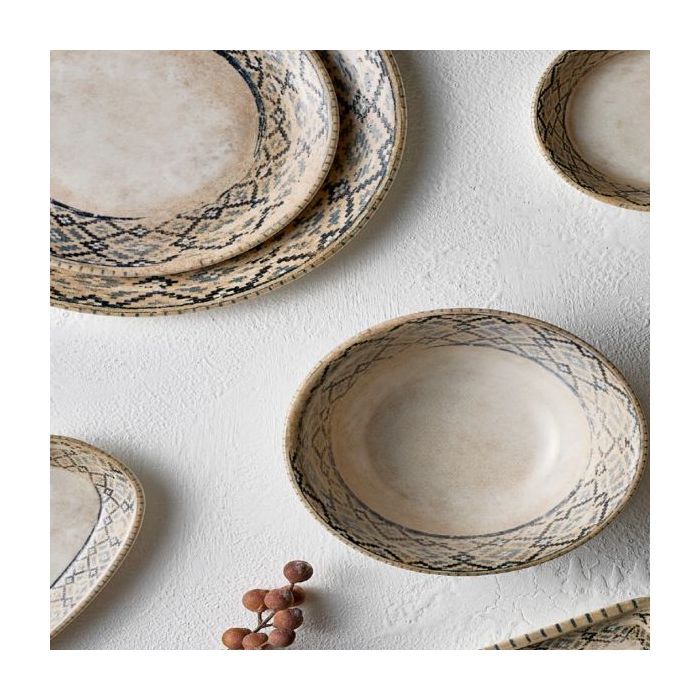 Тарілка By Bone серія "Rug" глибока 23 см 1000 мл (RUG-FL-23-CK) зображення 2