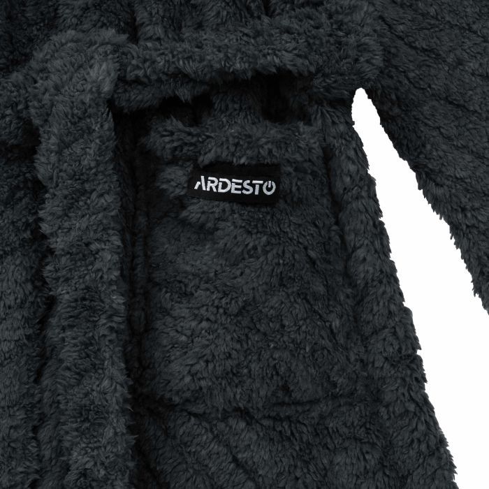 Халат Ardesto жіночий Zigzag, розмір XXL, 100% поліестер, сірий (ART2120LGX) зображення 3