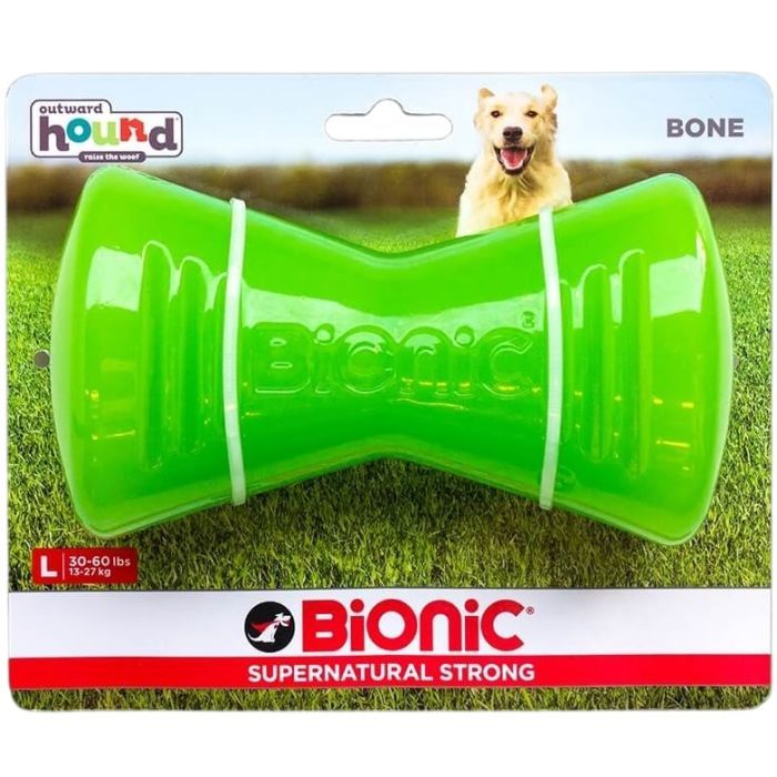 Игрушка для собак Bionic Кость зеленая 14.7 см (0700603300957) изображение 2