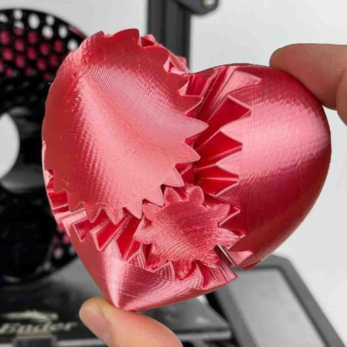 Пластик для 3D-принтера AzureFilm PLA SILK 1,75mm 1kg Rose (FL171-3017) зображення 3