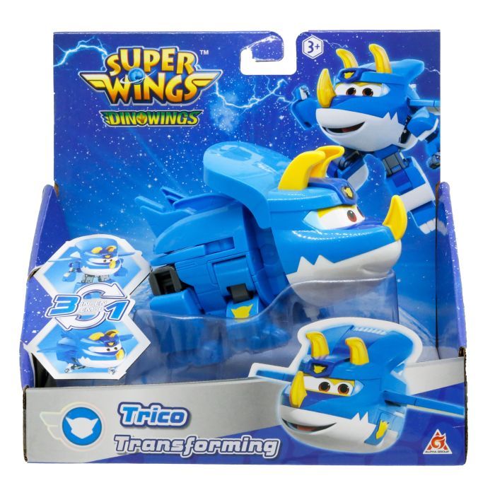 Фигурка Super Wings трансформер Transforming Трико (Trico), 12.5 см (EU790242) изображение 4