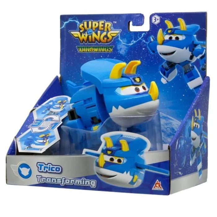 Фигурка Super Wings трансформер Transforming Трико (Trico), 12.5 см (EU790242) изображение 6