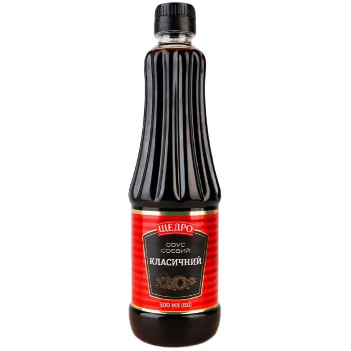 Соус Щедро Соєвий Класичний 500 мл (4823097410790) зображення 2