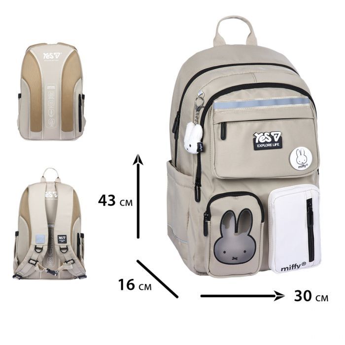 Рюкзак шкільний Yes Miffy TS-43L (550340) зображення 3