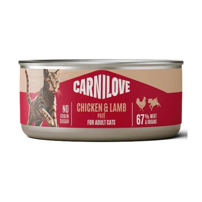 Паштет для кошек Carnilove Chicken & Lamb 100 г (8595602582860)