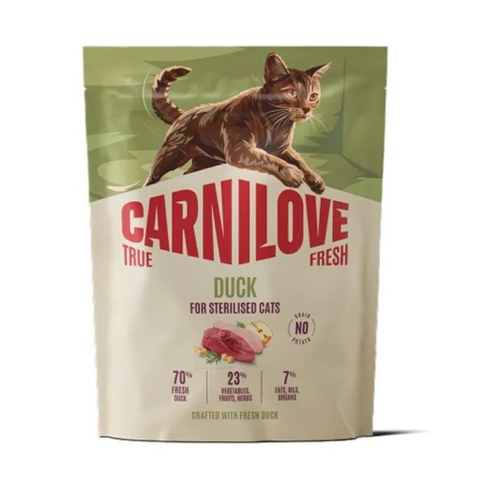 Сухий корм для кішок Carnilove True Fresh Duck Sterilised 400 г (8595602582334)