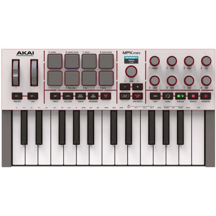 MIDI-клавіатура Akai MPK mini 4 White (302371)