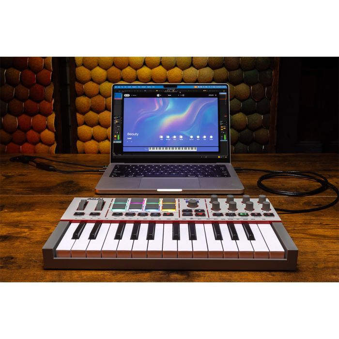 MIDI-клавіатура Akai MPK mini 4 White (302371) зображення 4