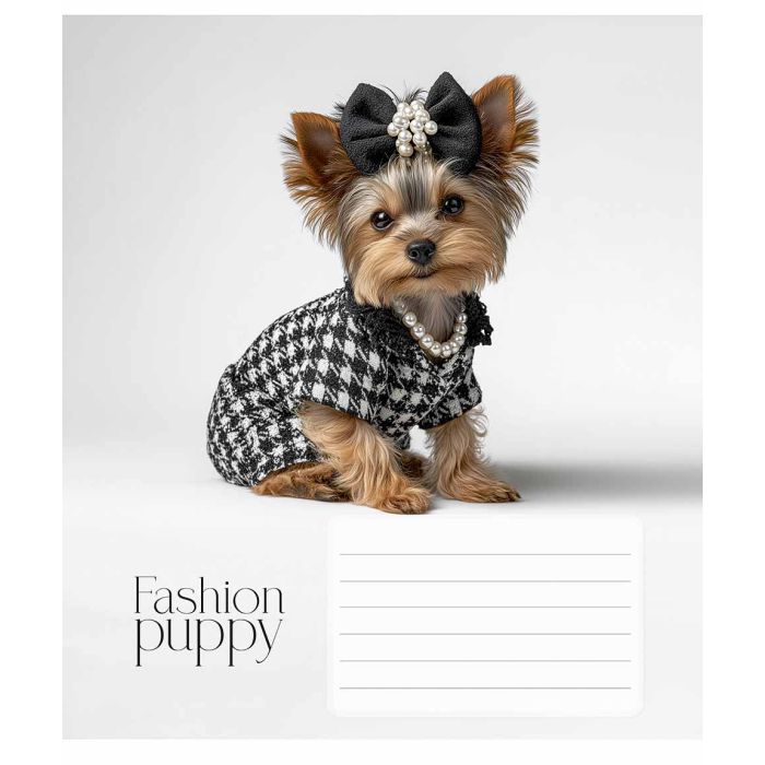 Тетрадь Школярик Star Fashion pets 12 листов клетка (012-3687K)