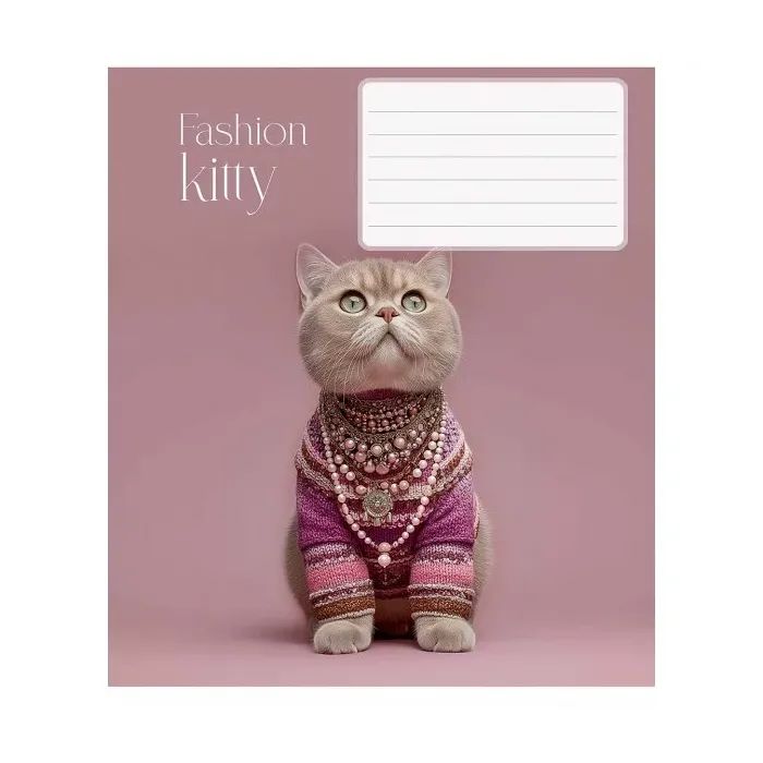 Тетрадь Школярик Star Fashion pets 12 листов клетка (012-3687K) изображение 3