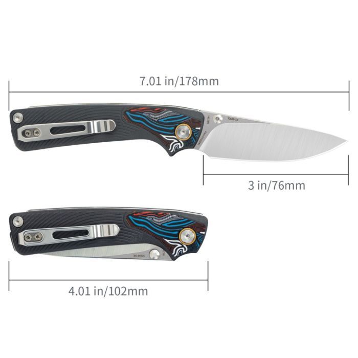 Нож SRM Dome, Black G10, Satin (106M-GK) изображение 2