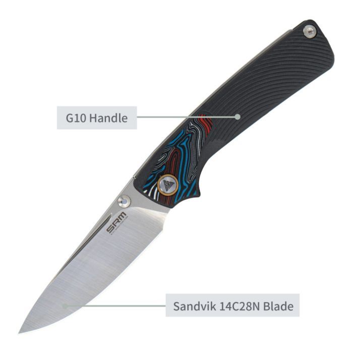 Нож SRM Dome, Black G10, Satin (106M-GK) изображение 4