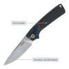 Нож SRM Dome, Black G10, Satin (106M-GK) изображение 4