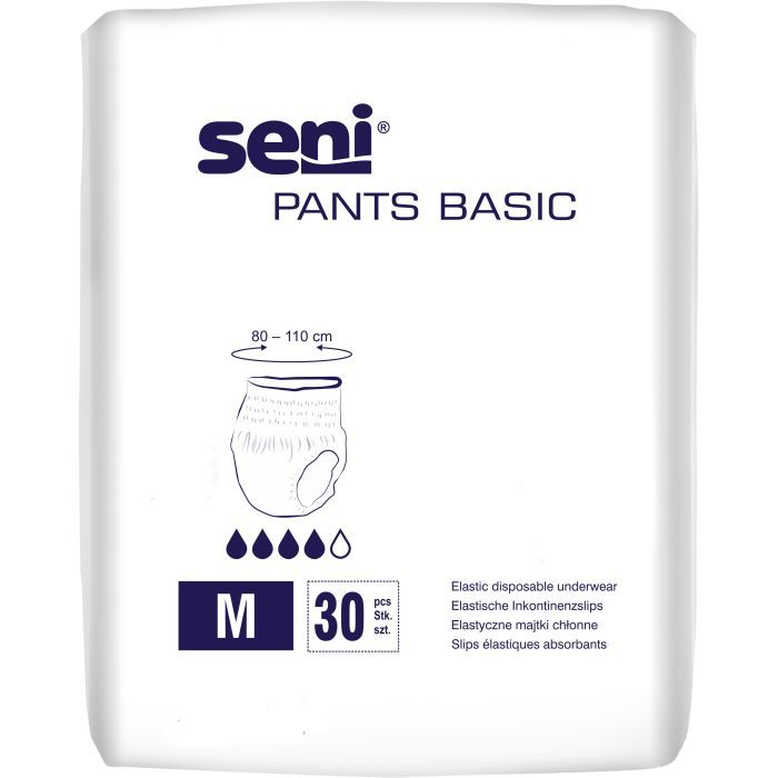 Подгузники для взрослых Seni Pants Basic Medium 30 шт (5900516802738)