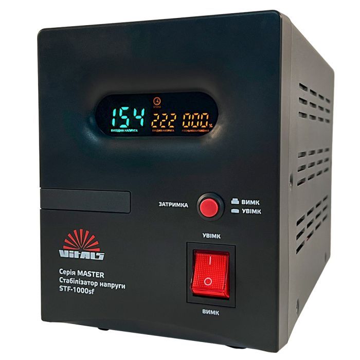 Стабилизатор напряжения Vitals Master STF-1000sf (246602) изображение 9