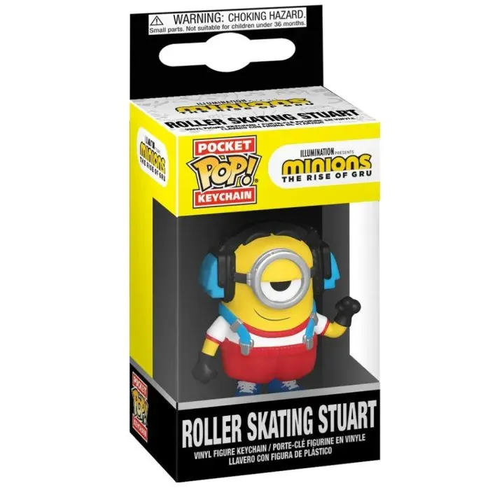 Брелок Funko Pop на клипсе серии Миньйоны 2 - Стюарт на роликах (47797) изображение 2