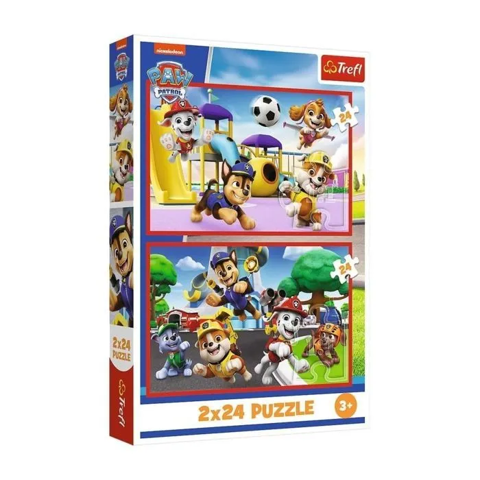 Пазл Trefl Viacom PAW Patrol Веселий день песиків 2х24 елемента (5900511344349)