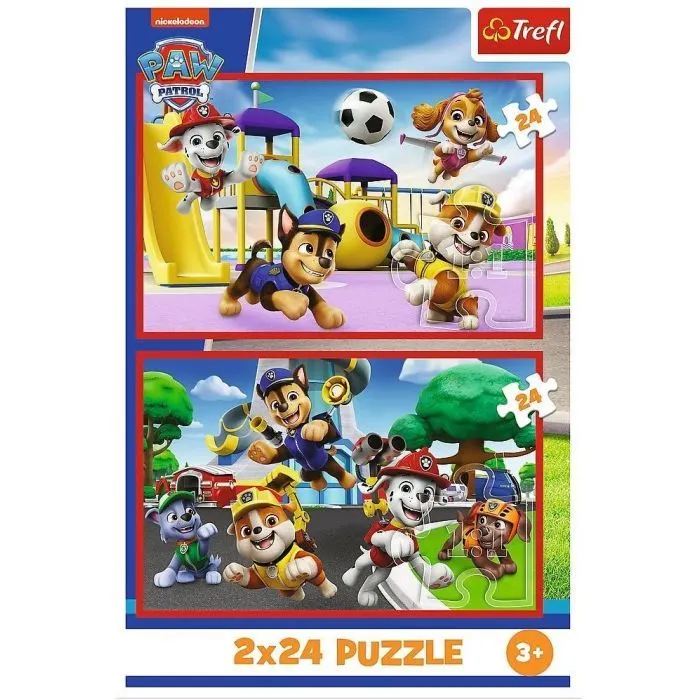 Пазл Trefl Viacom PAW Patrol Веселий день песиків 2х24 елемента (5900511344349) зображення 4