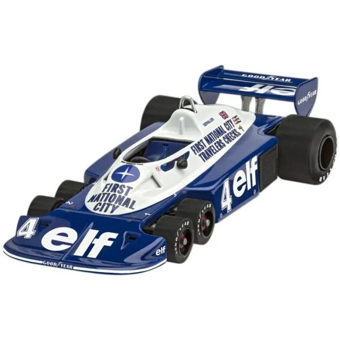 Сборная модель Revell набор автомобиль Tyrrell P34/2 6-Wheeler, уровень 4, 1:32 (RVL-67741) изображение 2