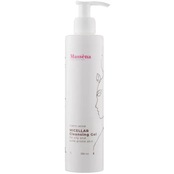Гель для вмивання Massena Anti-acne Міцелярний 250 мл (8083201379634)